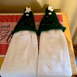 Christmas towels knome set of 2